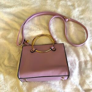 purple cross body bag